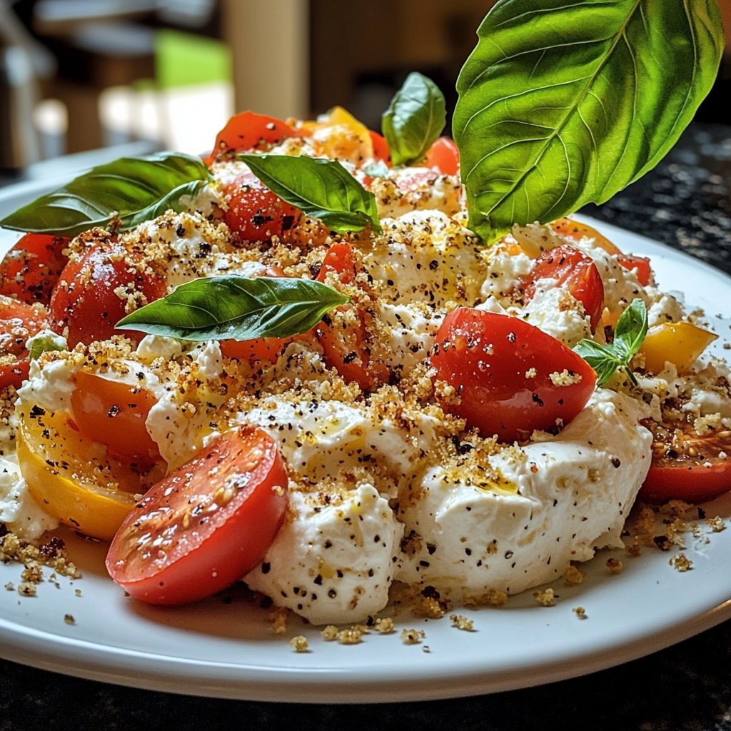 Romantic Tomato Burrata Salad