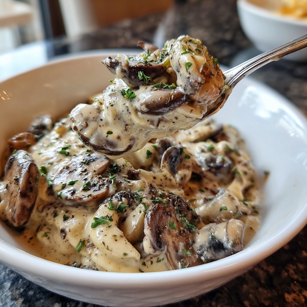 Sunday Mushroom Stroganoff