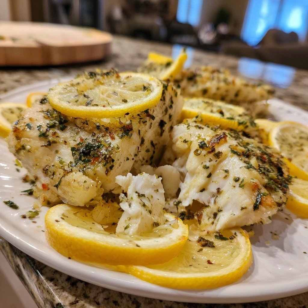 Healthy & Light Lemon Grilled Fish Plate