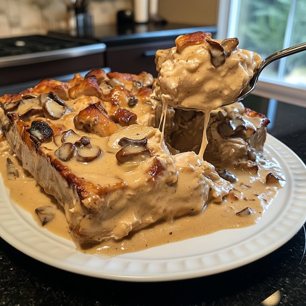 Creamy French Style Chicken Casserole a la Normande