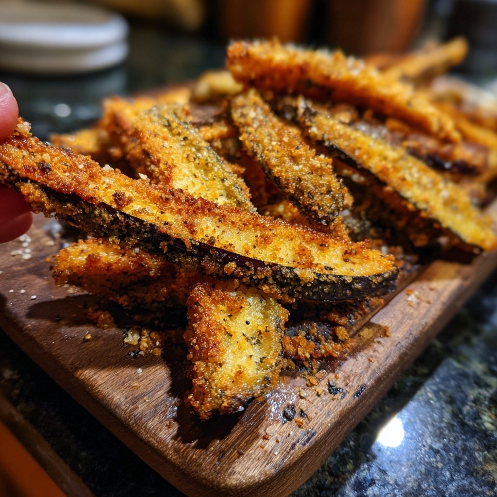 Crispy Eggplant Veggie Fries