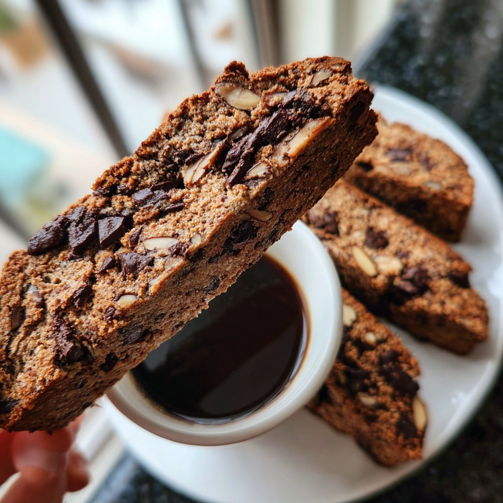Chocolate Almond Biscotti