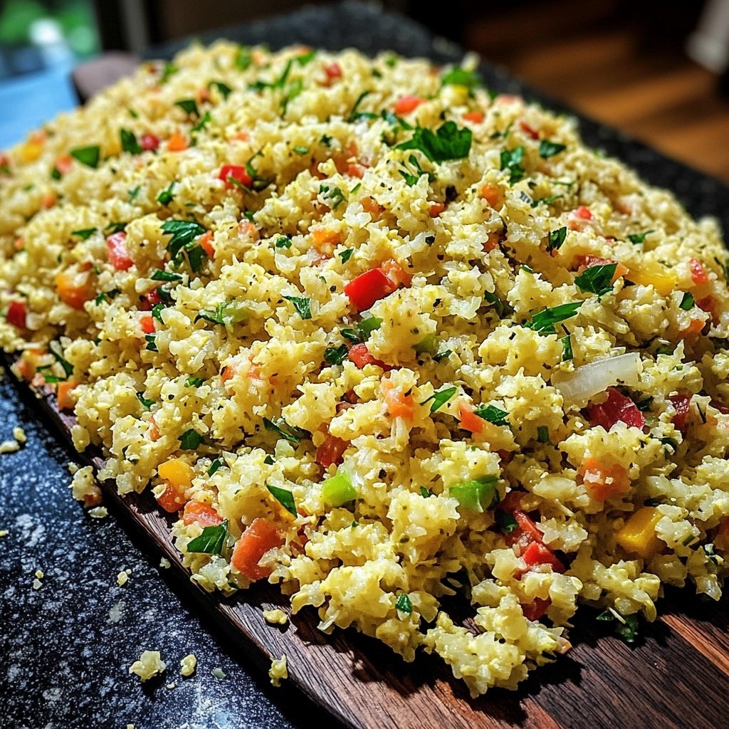 Healthy Cauliflower Rice Pilaf