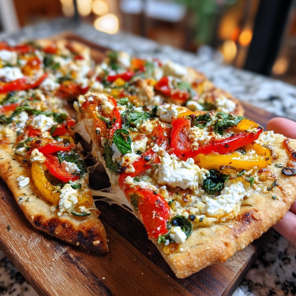 Super Bowl Food Veggie Flatbreads