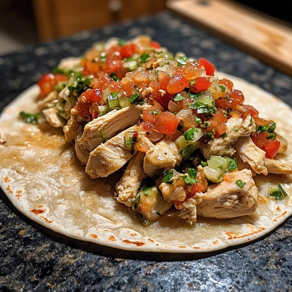 Easy Slow Cooker Chicken Taco Filling