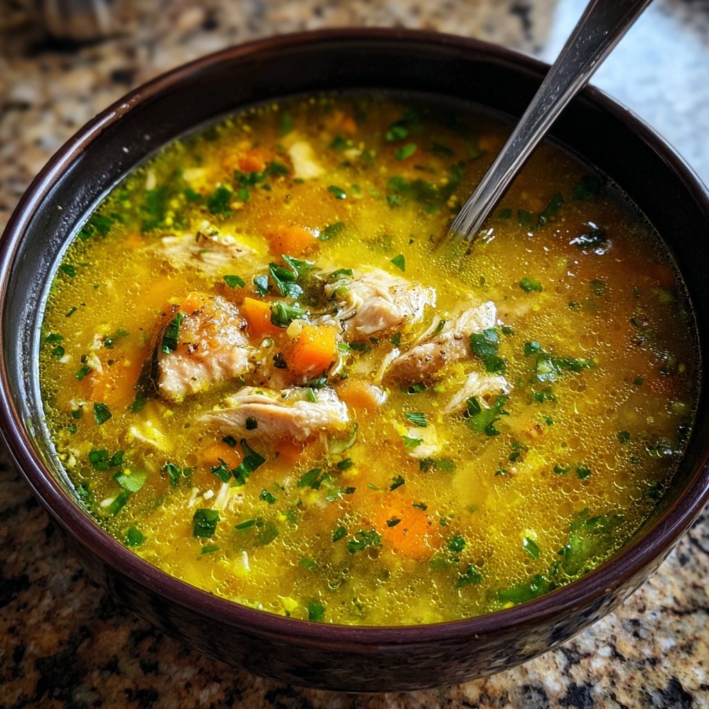 Spring Lemon Chicken Soup