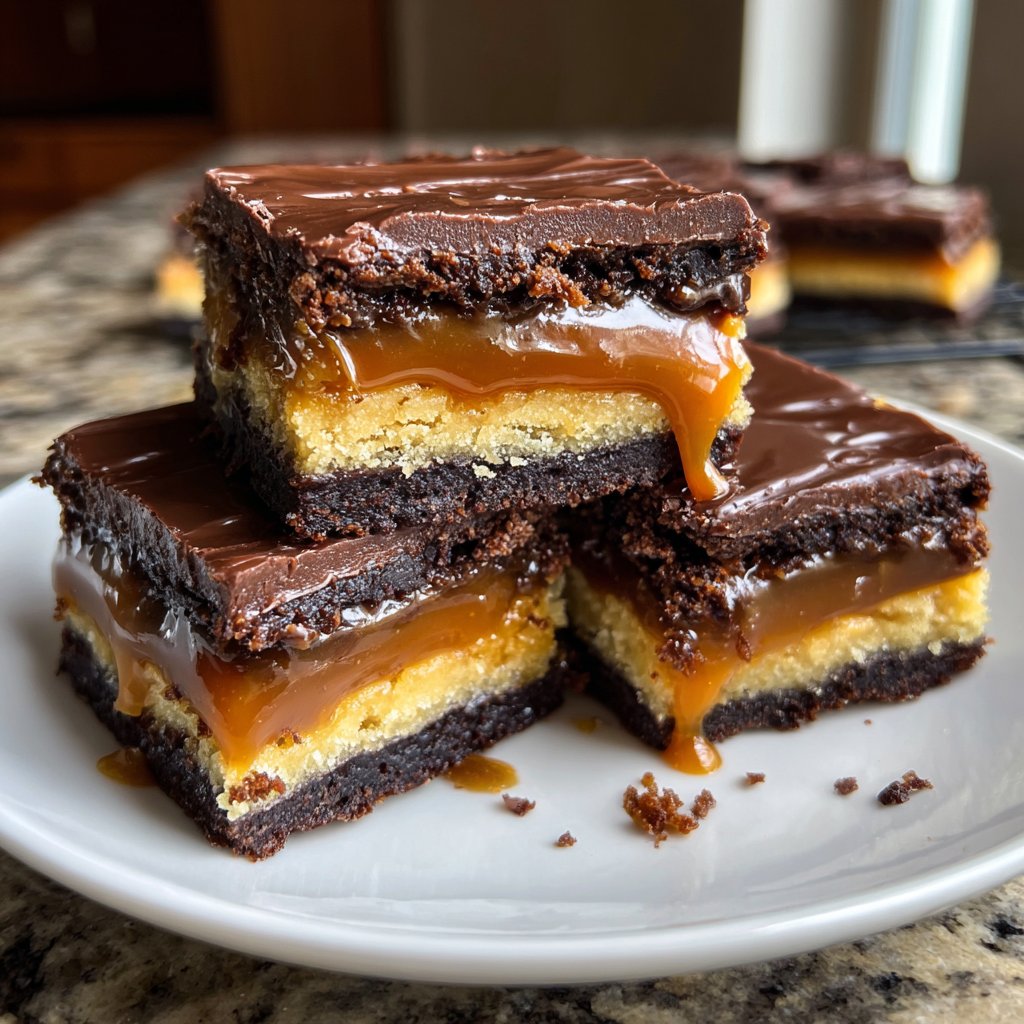 Chocolate Caramel Shortbread