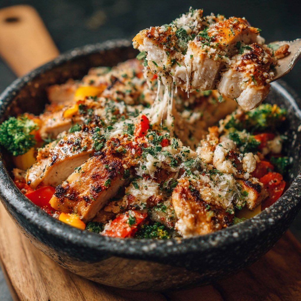 High Protein Dinner Chicken Bowl