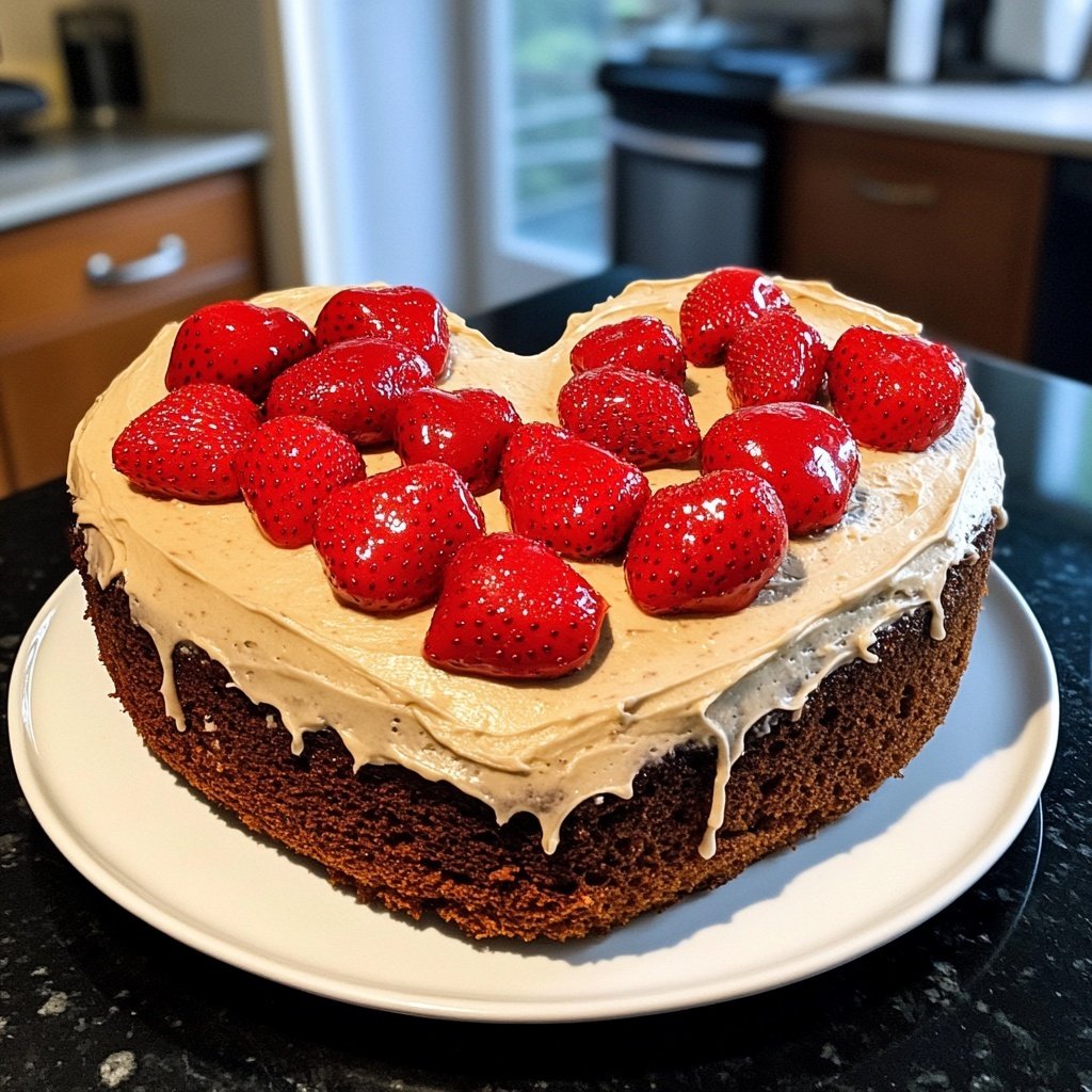Valentines Heart Cake