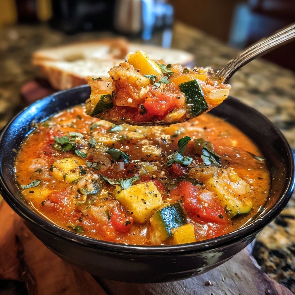 Healthy Crockpot Italian Vegetable Stew