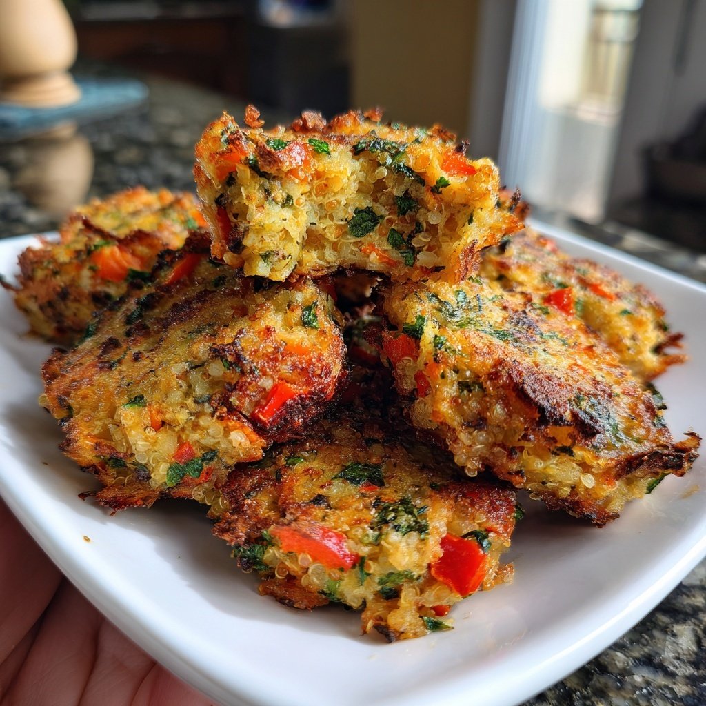 Baked Veggie Quinoa Cakes