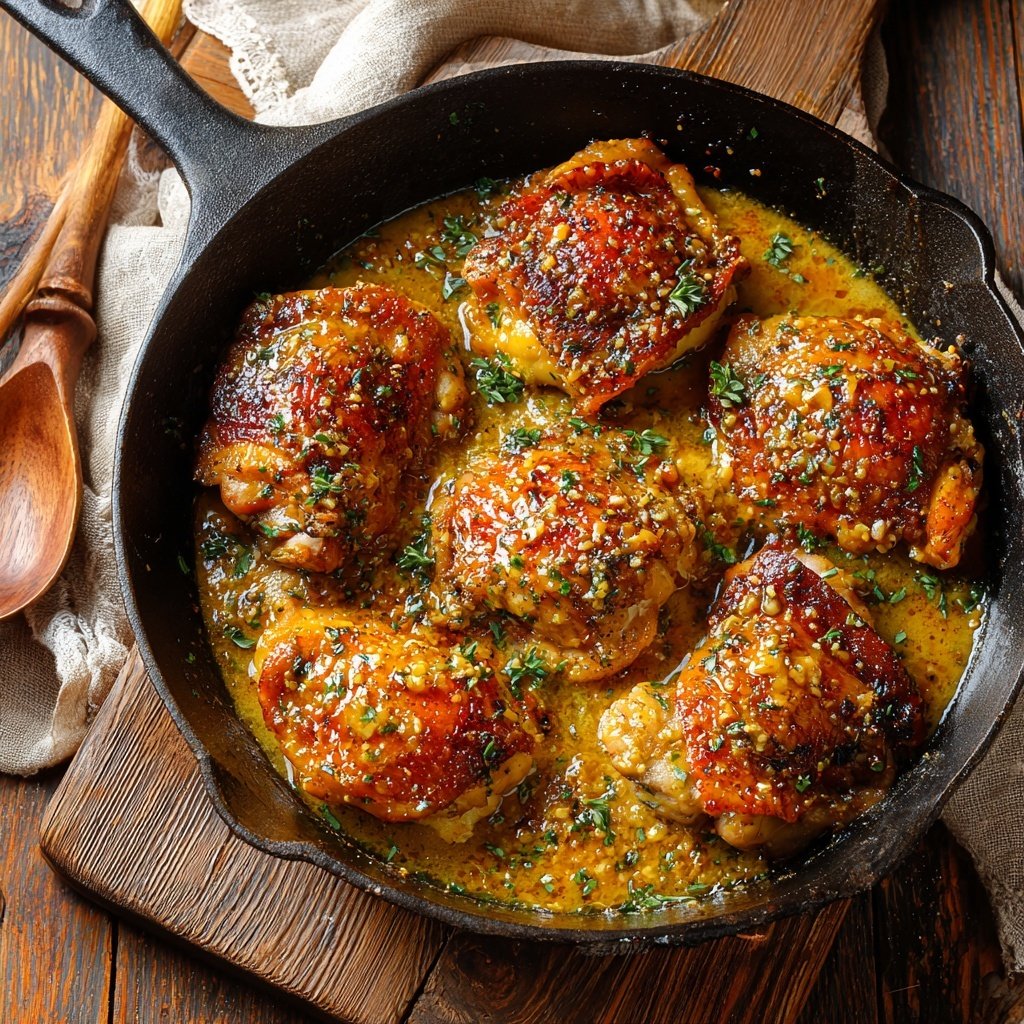 Honey Mustard Chicken Skillet