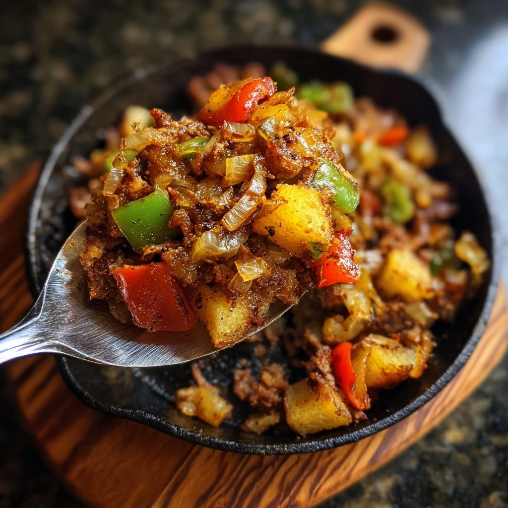 Hamburger Meat And Potato Hash