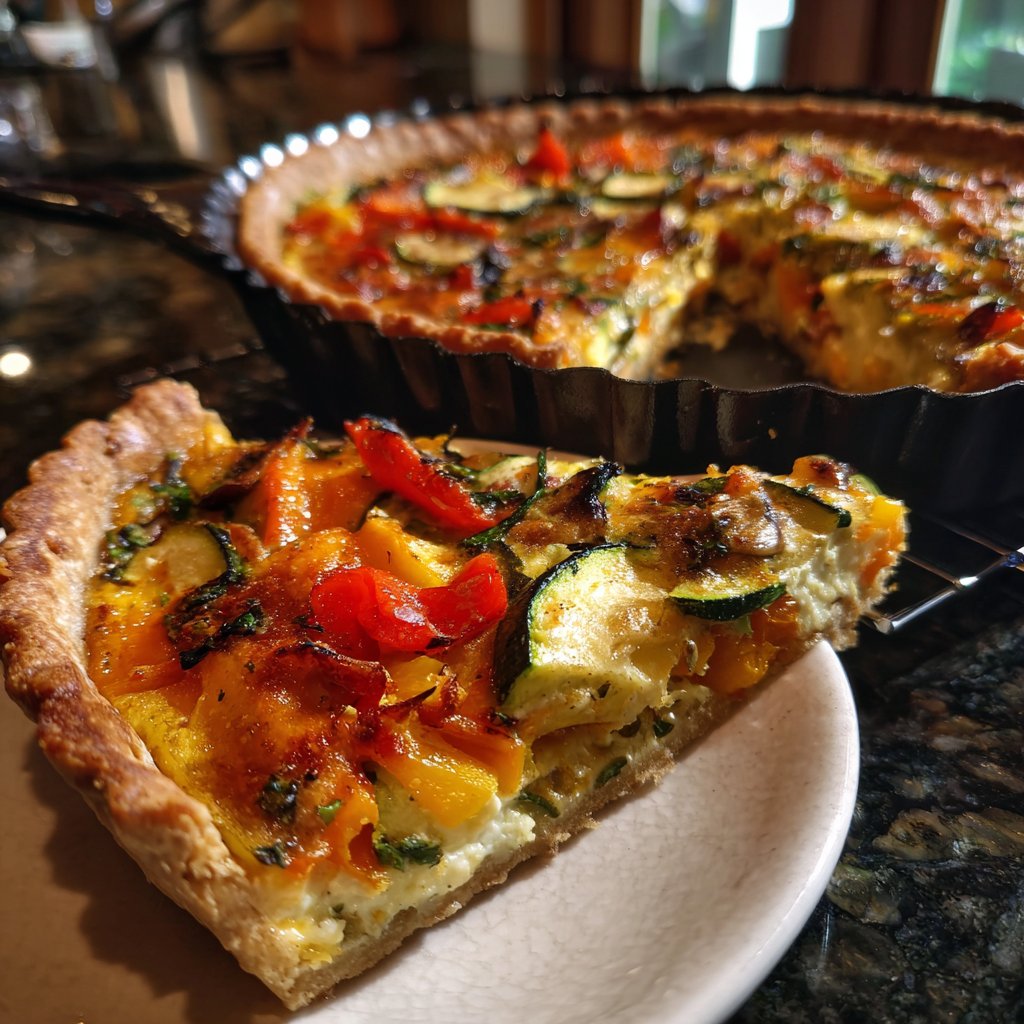 Romantic Roasted Vegetable Tart