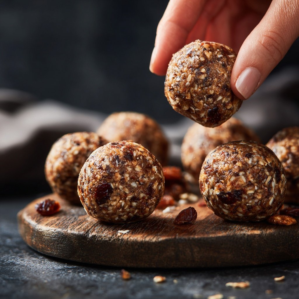 Protein Balls with Dates and Oats