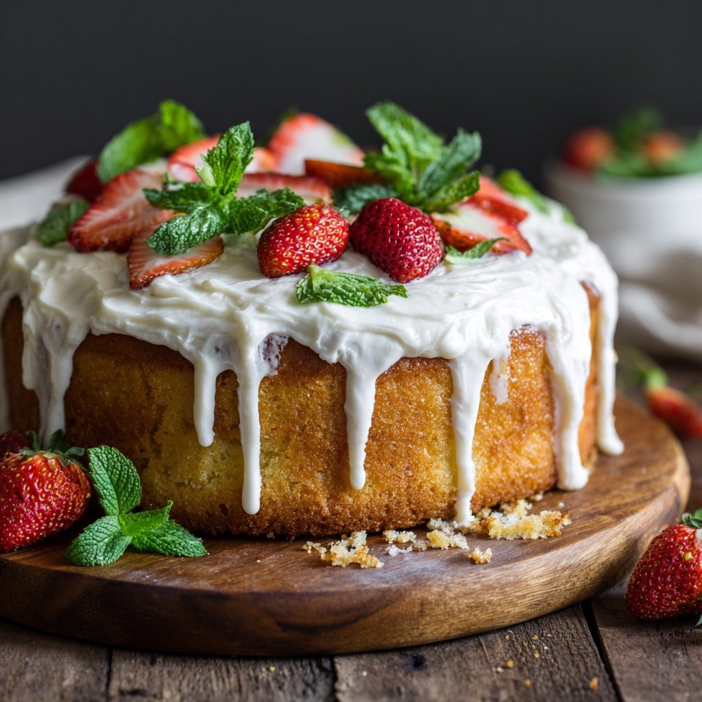 Spring Vanilla Bean Cake