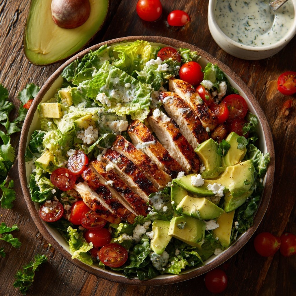 Healthy Grilled Chicken Salad Bowl