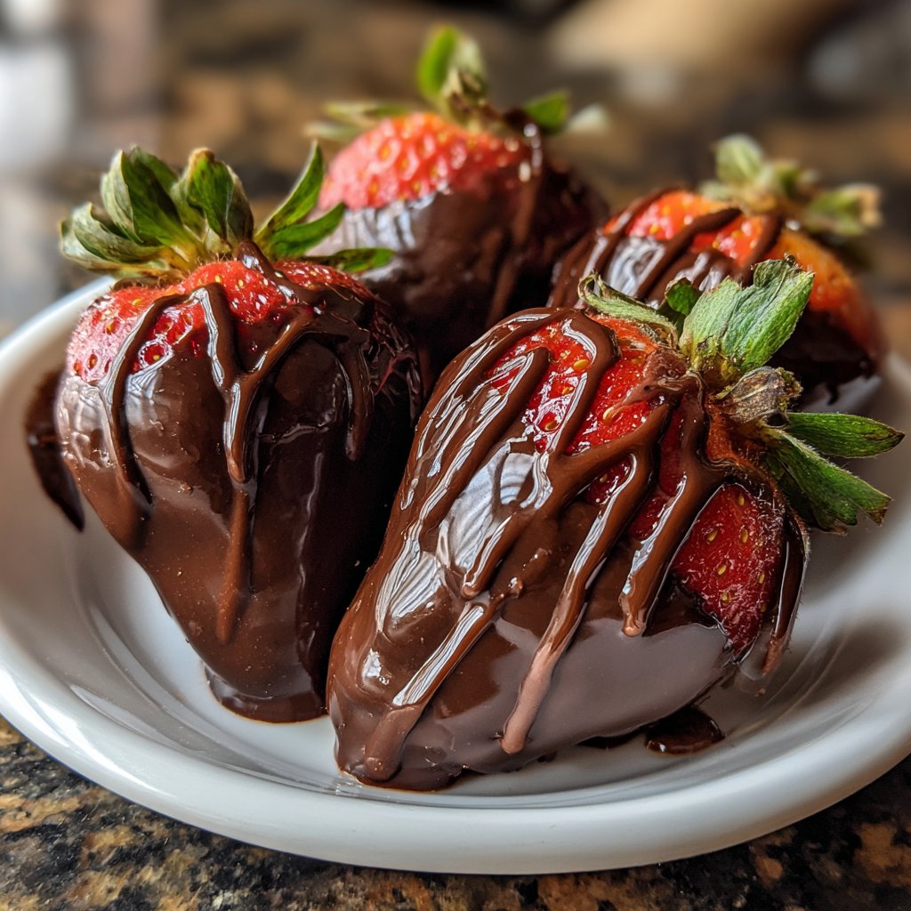 Valentine Chocolate Strawberries