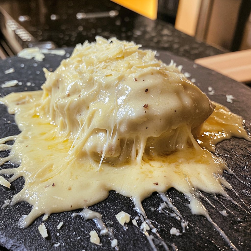 Fondue with Beer and Swiss Cheese